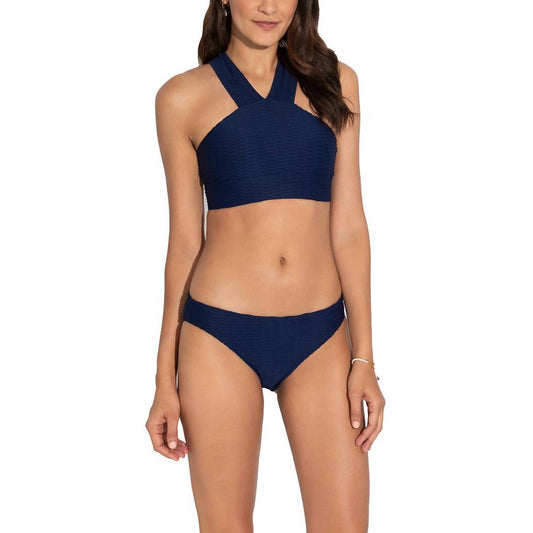 Shoshanna - Solid Textured Classic Bikini Bottom