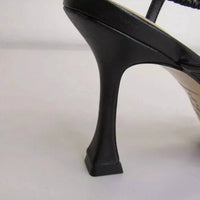 Vicenza - Women's Square-toe Heel Strap Sandals