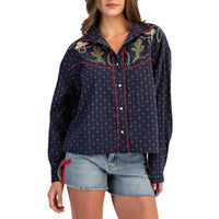 Style Usa - Western Embroidered Shirt