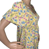 Emma & Michele - Cottage Floral Puff Sleeve Dress