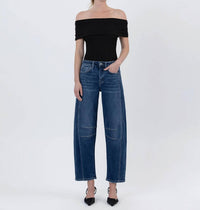 Flying Monkey - High Rise Barrel Leg Jeans