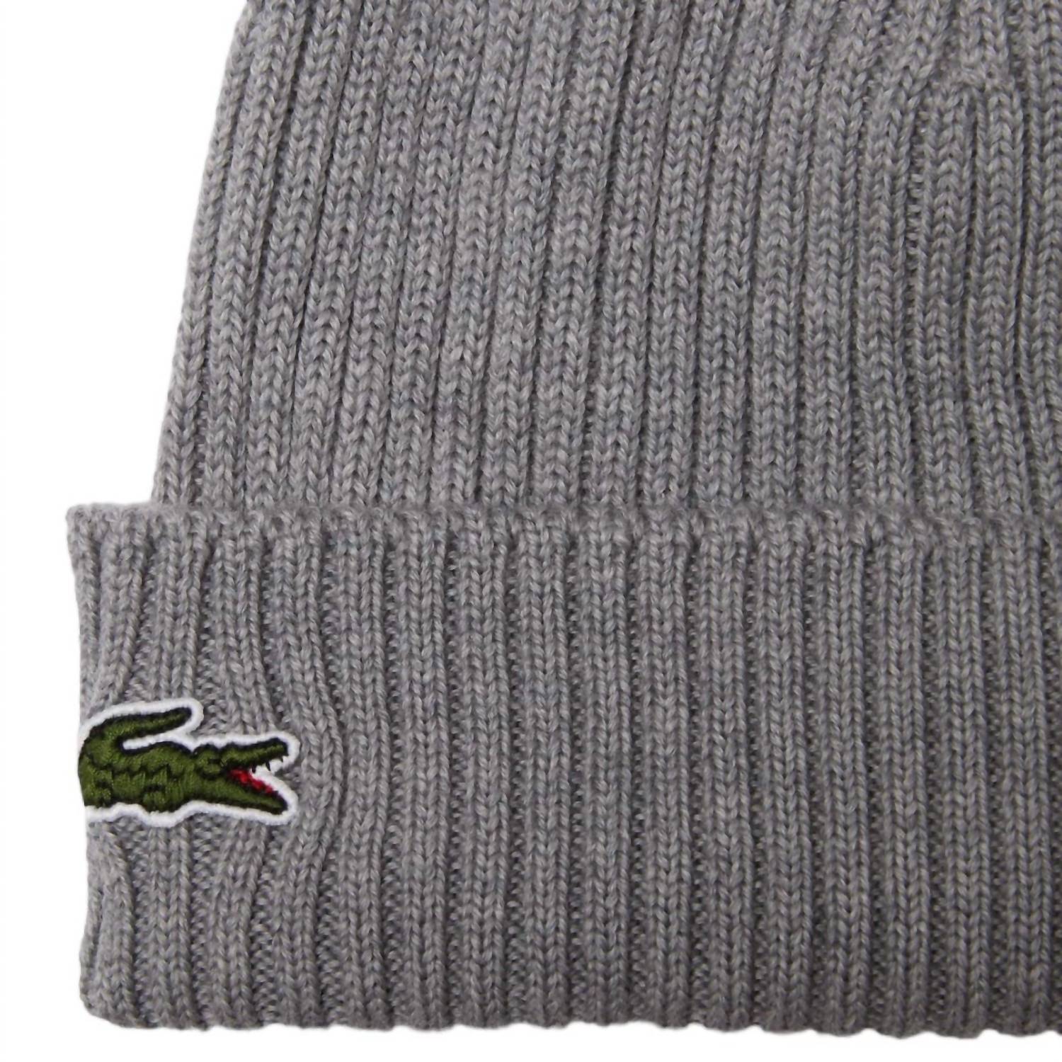 Lacoste - Ribbed Wool Beanie - Unisex
