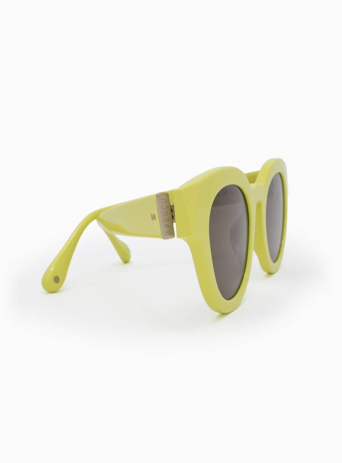 Aperçu Eyewear Women's Le Rond Sunglasses in citron - women's accessory - alternate view