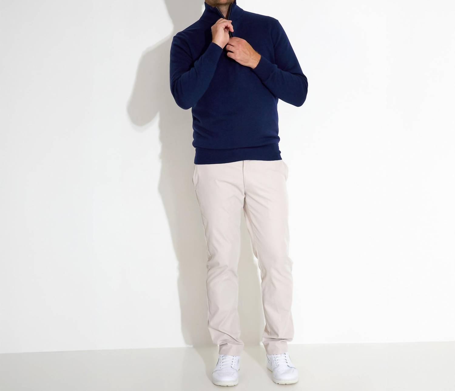 Abacus Sportswear Us - Liffin Knitted Half-zip Windstopper Sweater