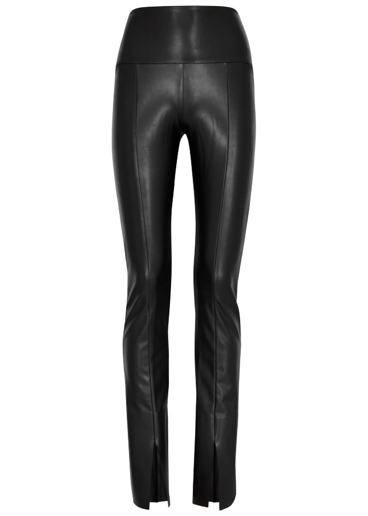 Norma Kamali - Lame Stretch-Jersey Flared Pants
