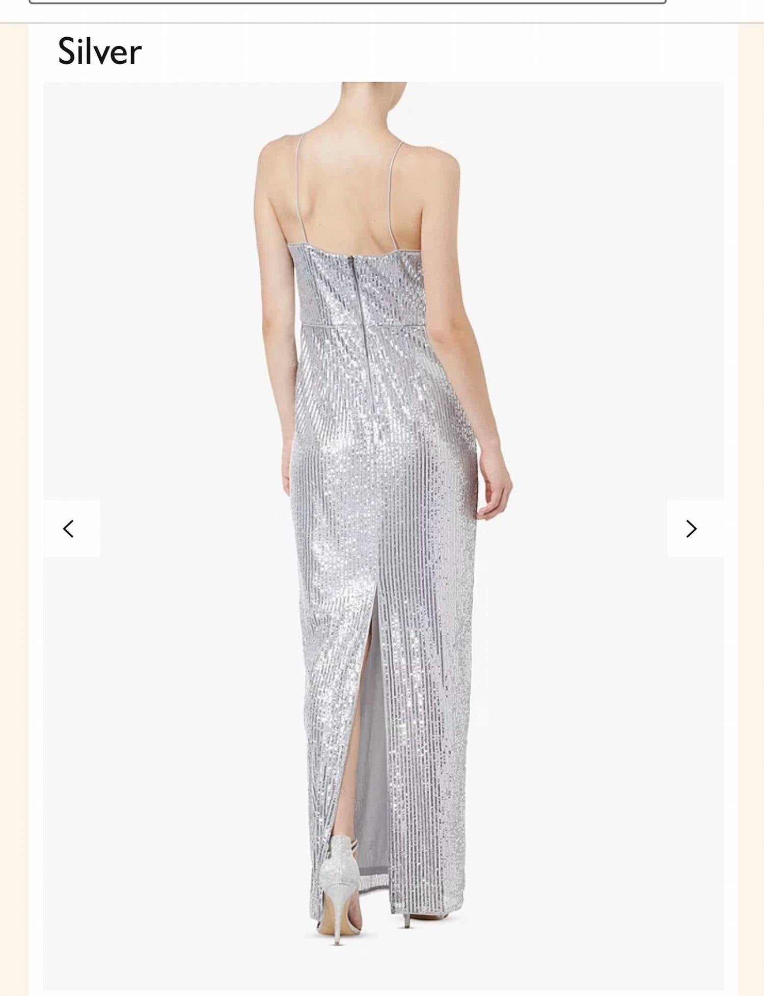 Adrianna Papell - Sequin Cutaway Gown