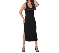 Bebe - Rhinestone Logo Dress