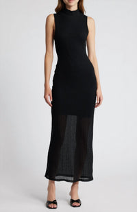 Frame - Mesh Mockneck Dress