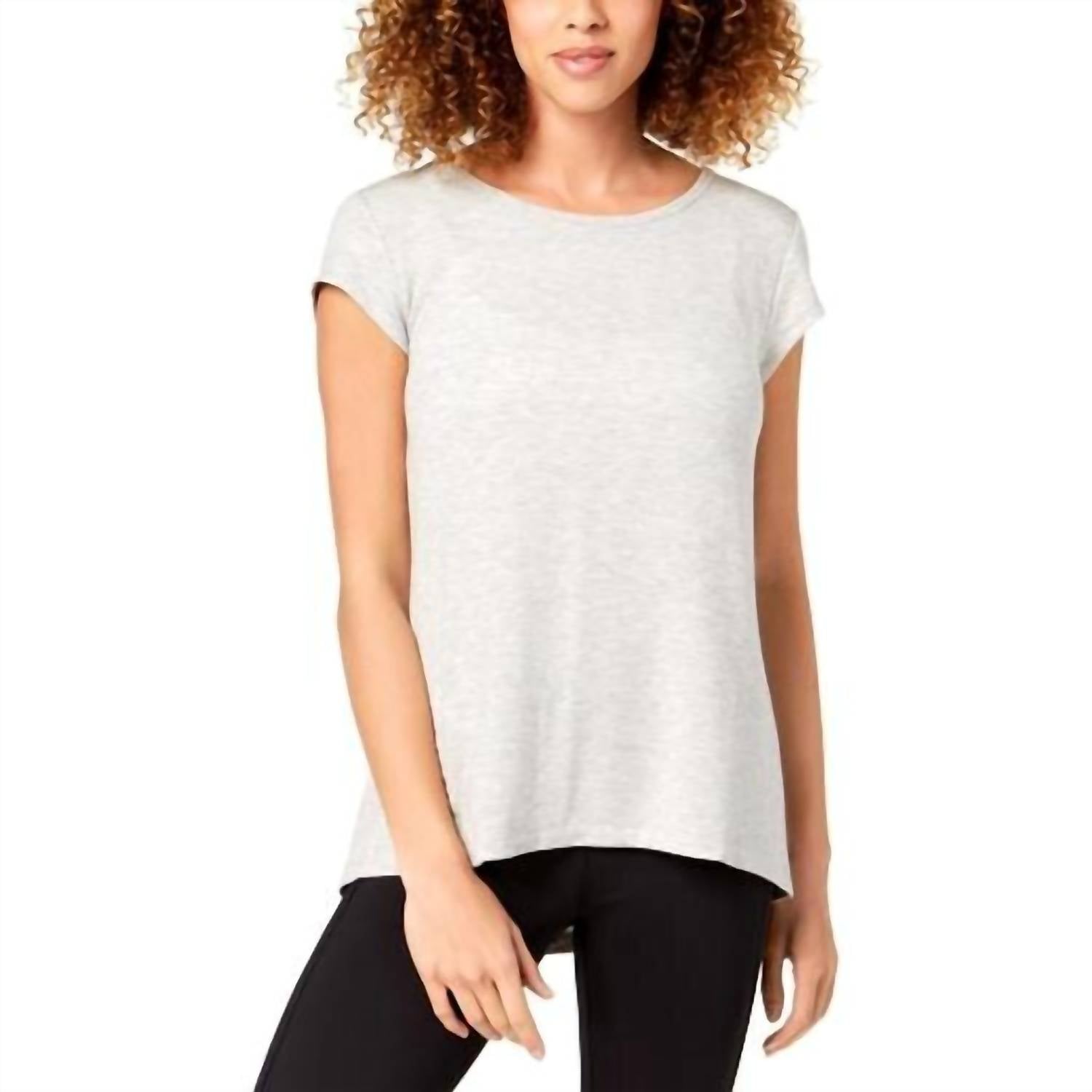 Ideology - Cutout Back Short Sleeve Knit Top