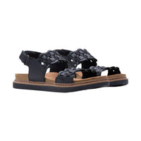 Clarks Women's Arwell Glide Sandal in black combi - women's sandal