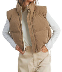 Buttermelon - ADOREME CORDUROY PUFFER VEST