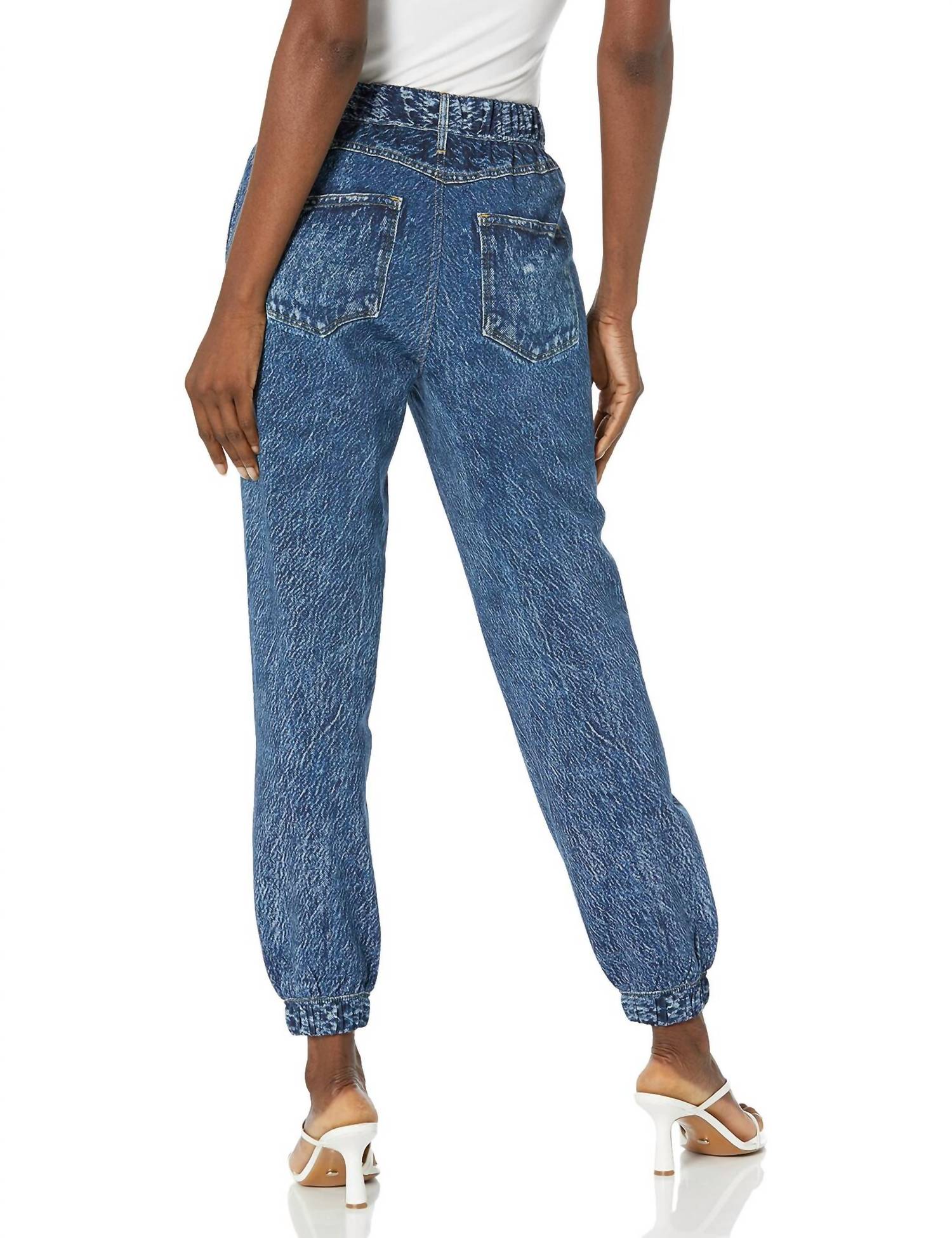 Blanknyc - Women's French Terry Printed Jogger Jeans