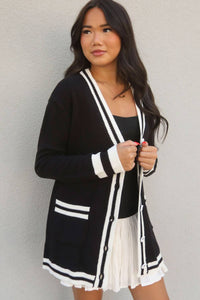 Show Me Your Mumu - Lambert Varsity Stripe Knit Cardigan