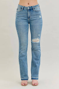 Judy Blue - Destroy And Released Hem Bootcut Jeans