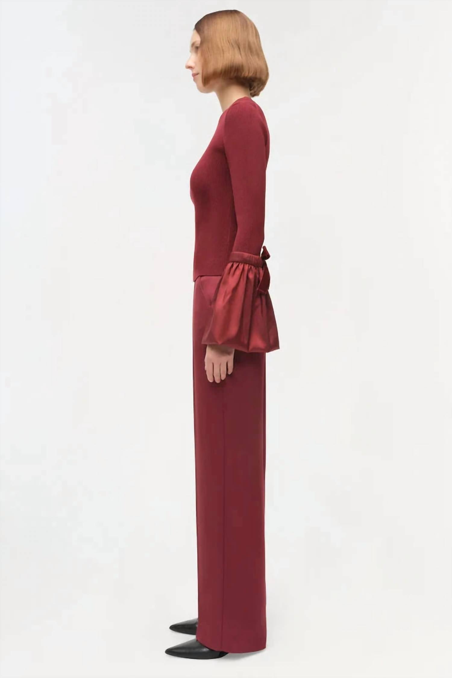 Simkhai - Agata Taffeta Knit Top