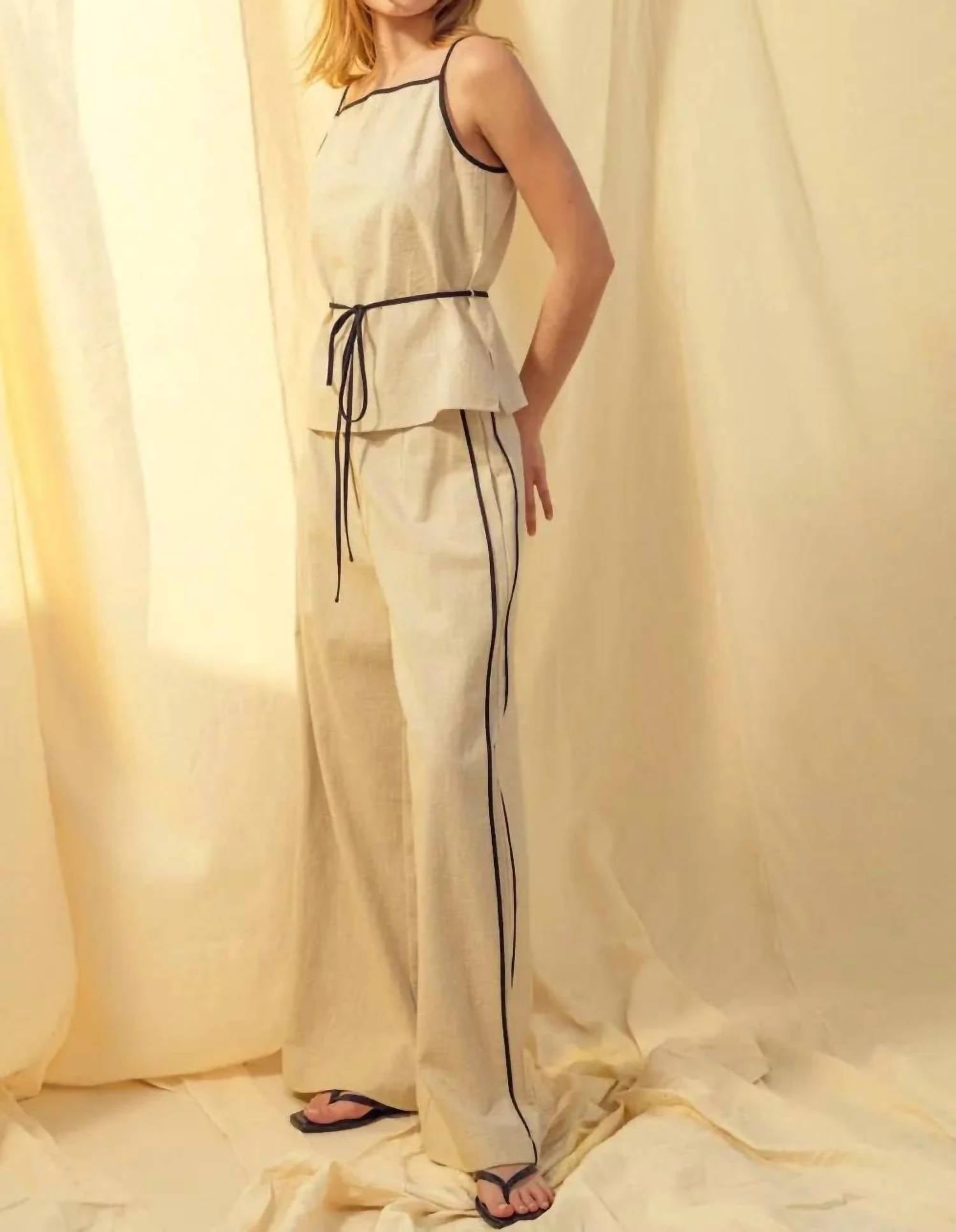 Miou Muse - Sadie Linen Top