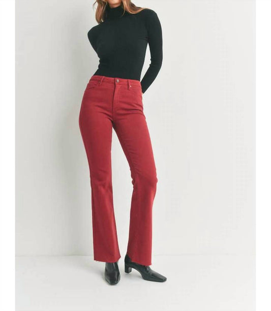 Just Black Denim - High Rise Scissor Cut Flare Long Jeans