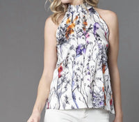 Lola & Sophie - HIGH NECK SLEEVELESS BLOUSE