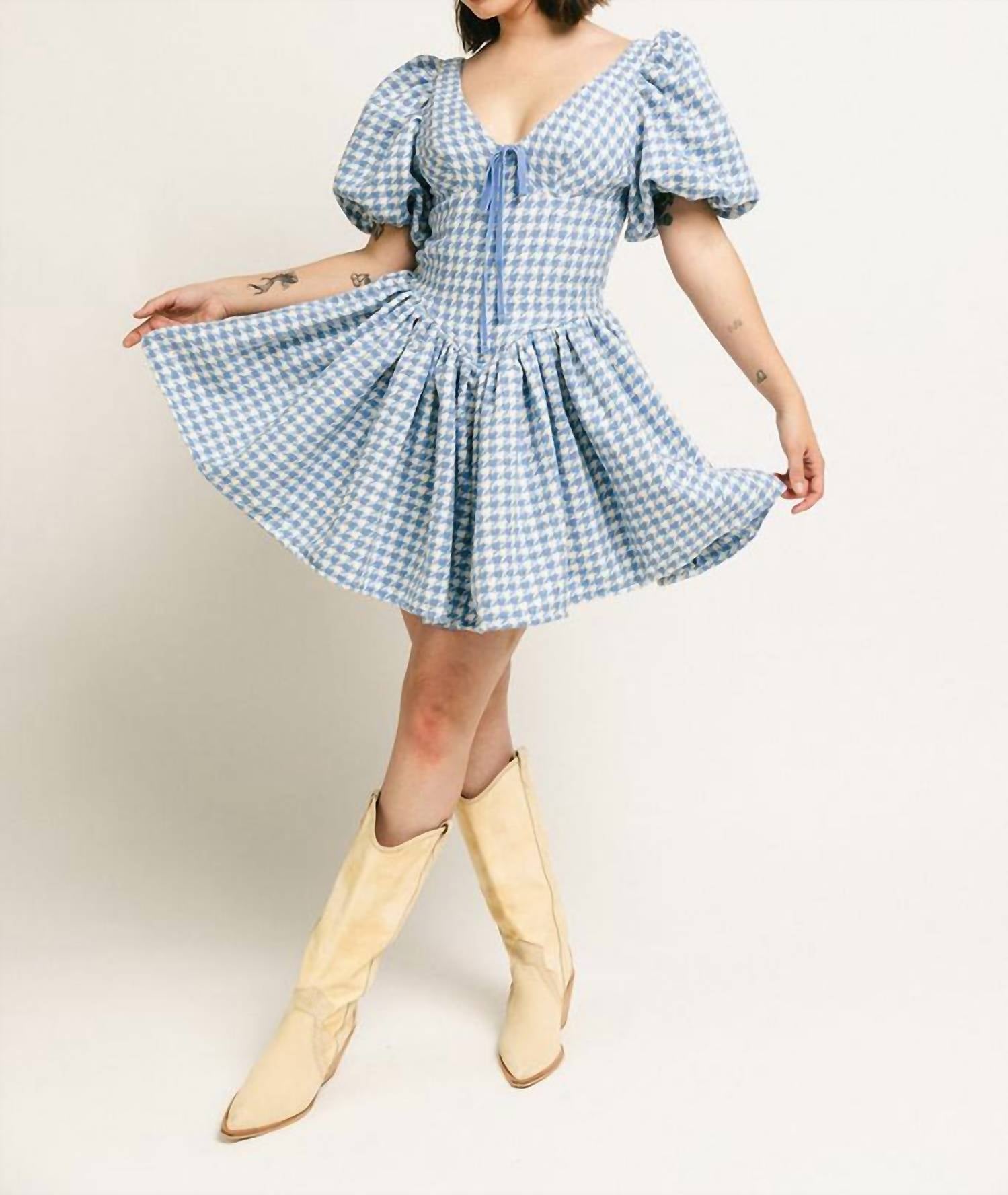 Sofie The Label - Blair Houndstooth Mini Dress