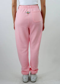 BOYS LIE Better Half Mac Slim Sweatpant in pink - men's pants - detail view