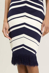 Sugarlips - Lydia Striped Midi Skirt