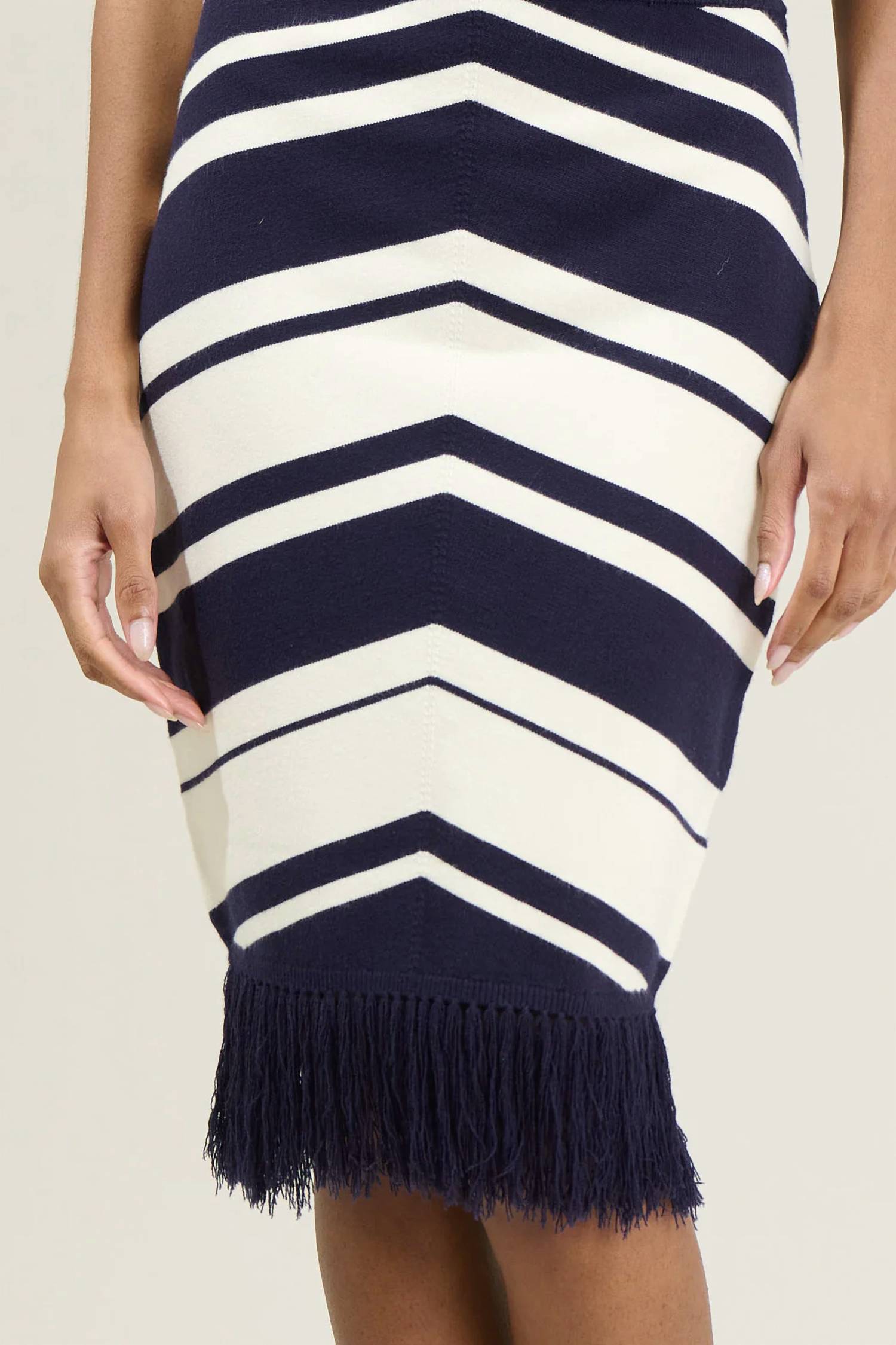 Sugarlips - Lydia Striped Midi Skirt