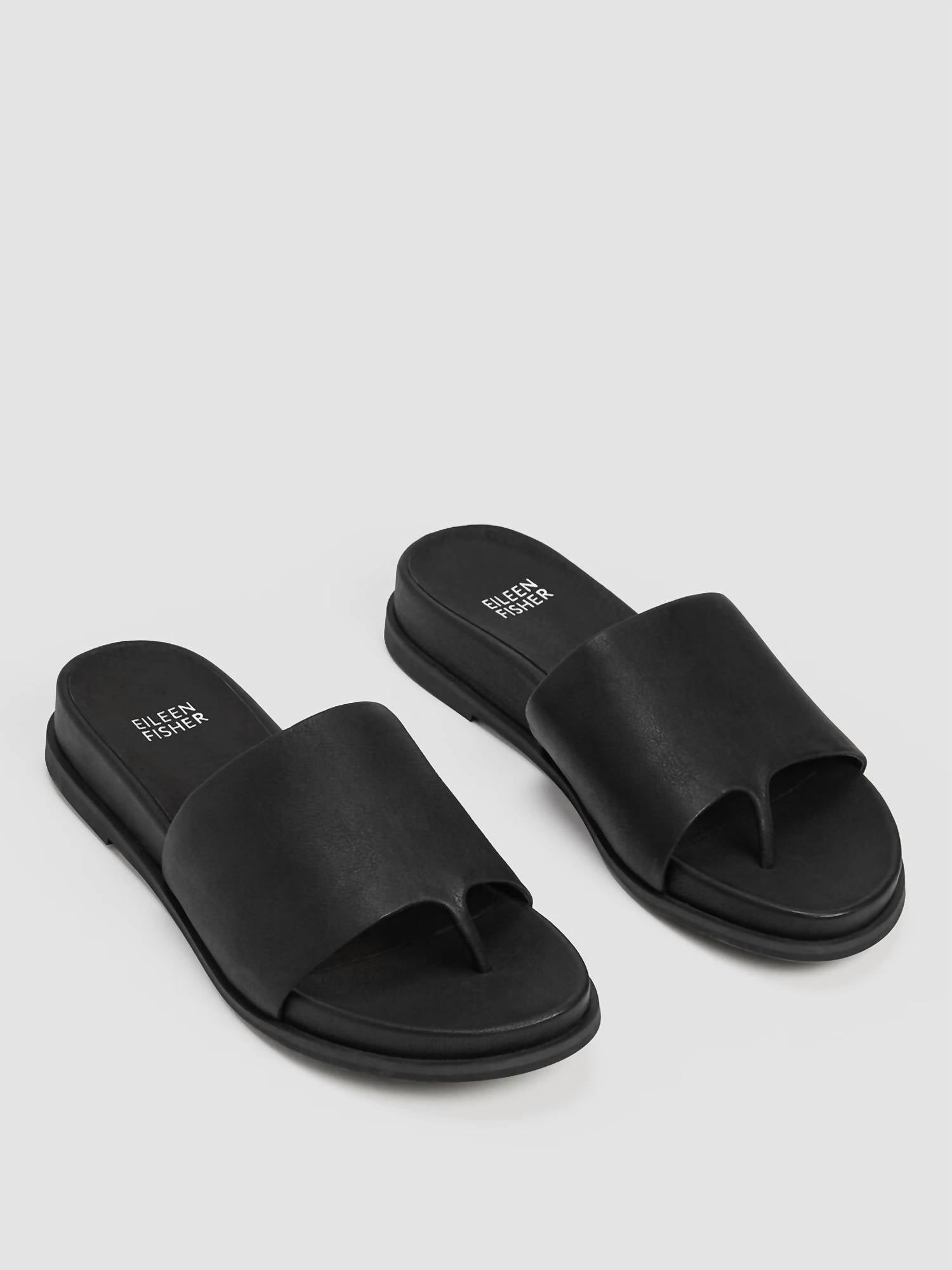 Eileen Fisher - Women's Leather Thong Sandals