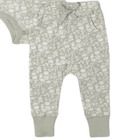 Makemake Organics - Girls Ruffle Onesie And Pants Set