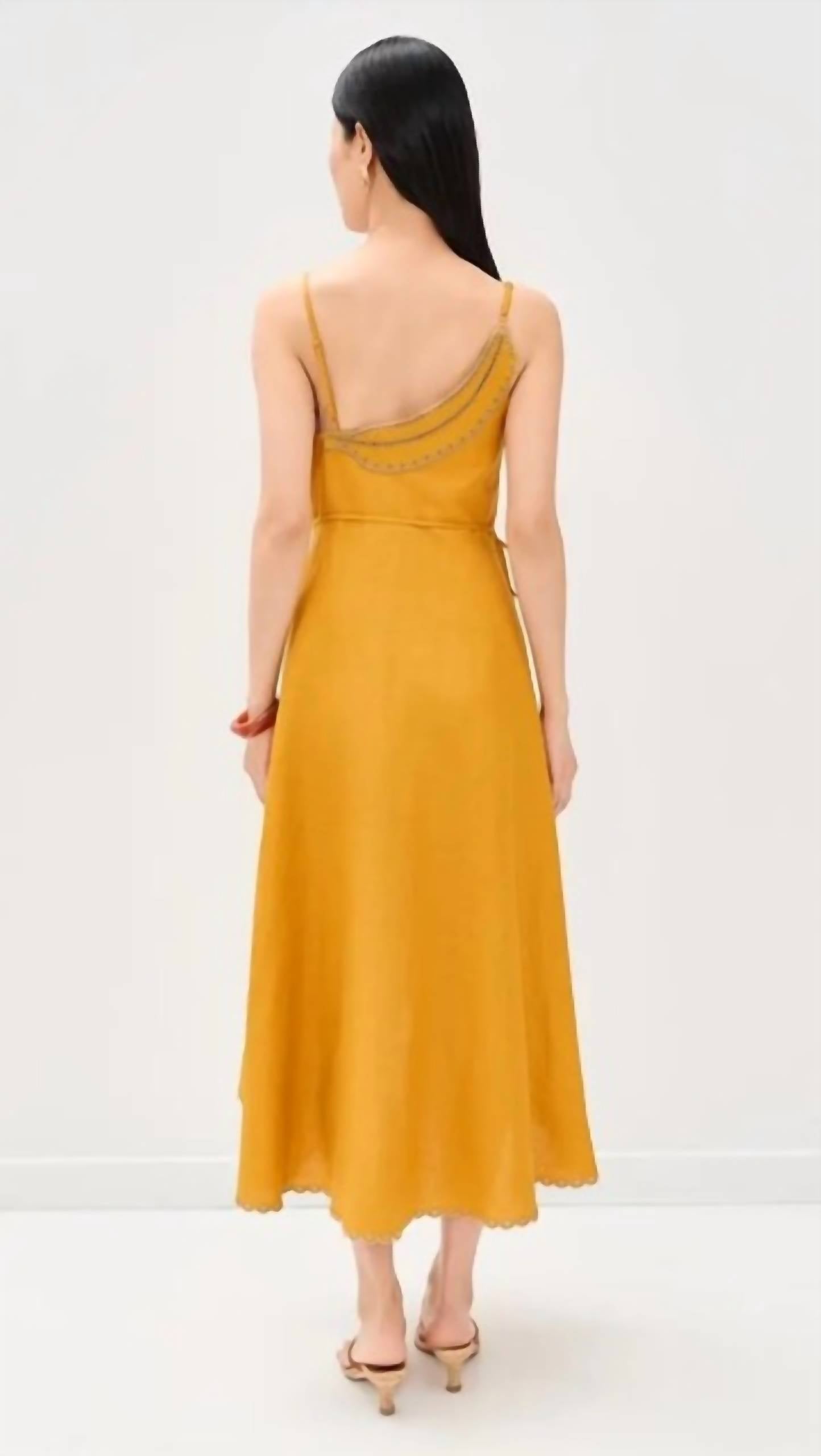Farm Rio - Bananas Midi Wrap Dress