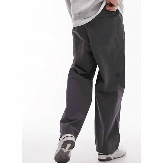 Topman - Wide Leg Paper Bag Trousers