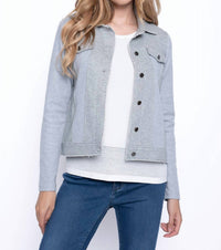 Picadilly - Rib Button-Up Jacket