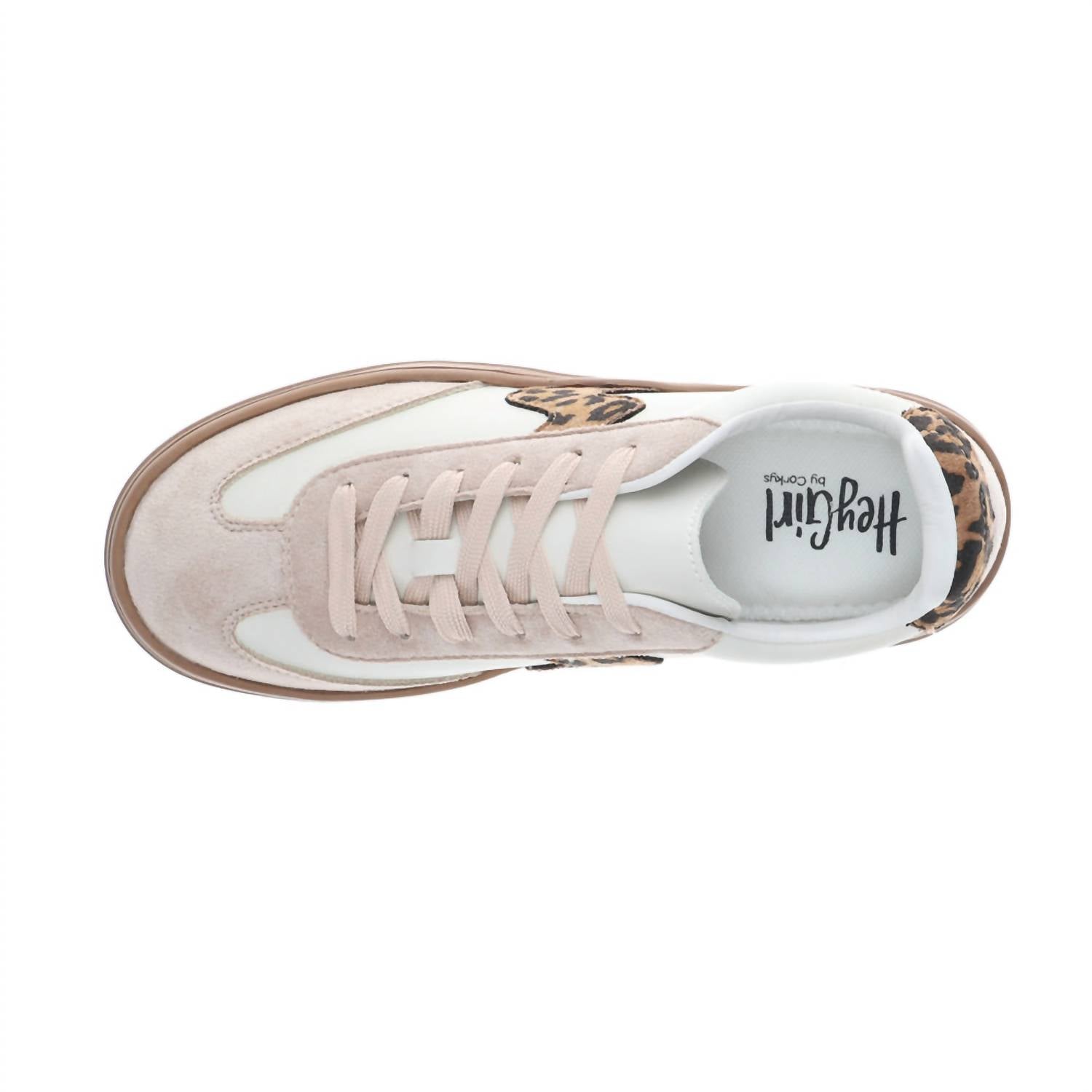 Corkys Footwear - Women's Pop Off Leopard Lace Up Sneakers
