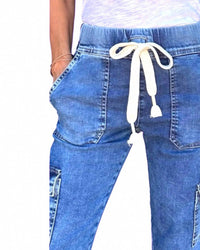 Bevy Flog - Gaya Cargo Pants With Linen Tie