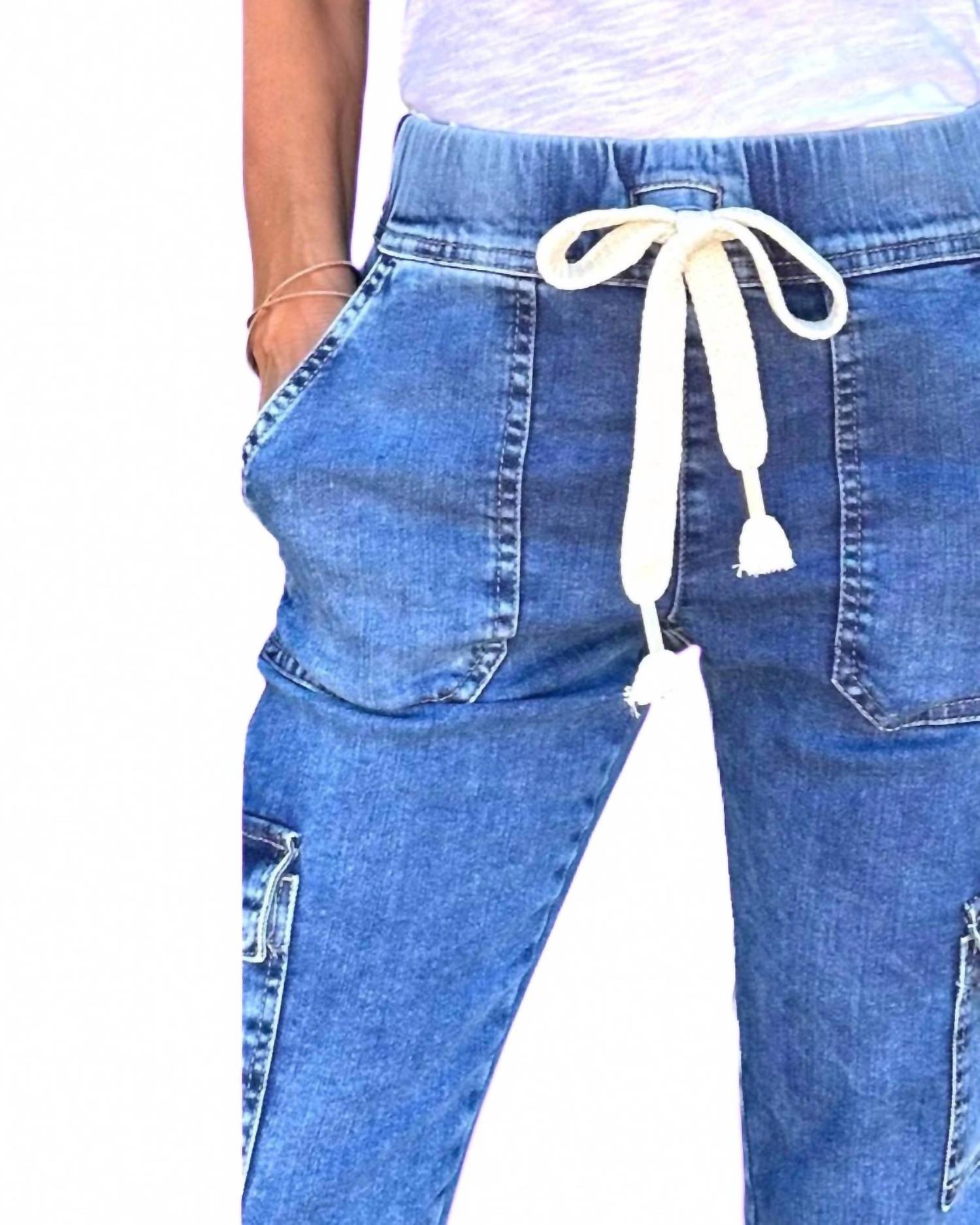Bevy Flog - Gaya Cargo Pants With Linen Tie