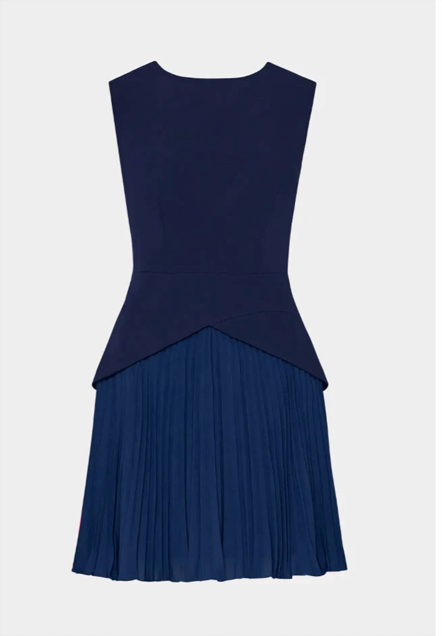 Milly - HADDY PLEATED MINI DRESS