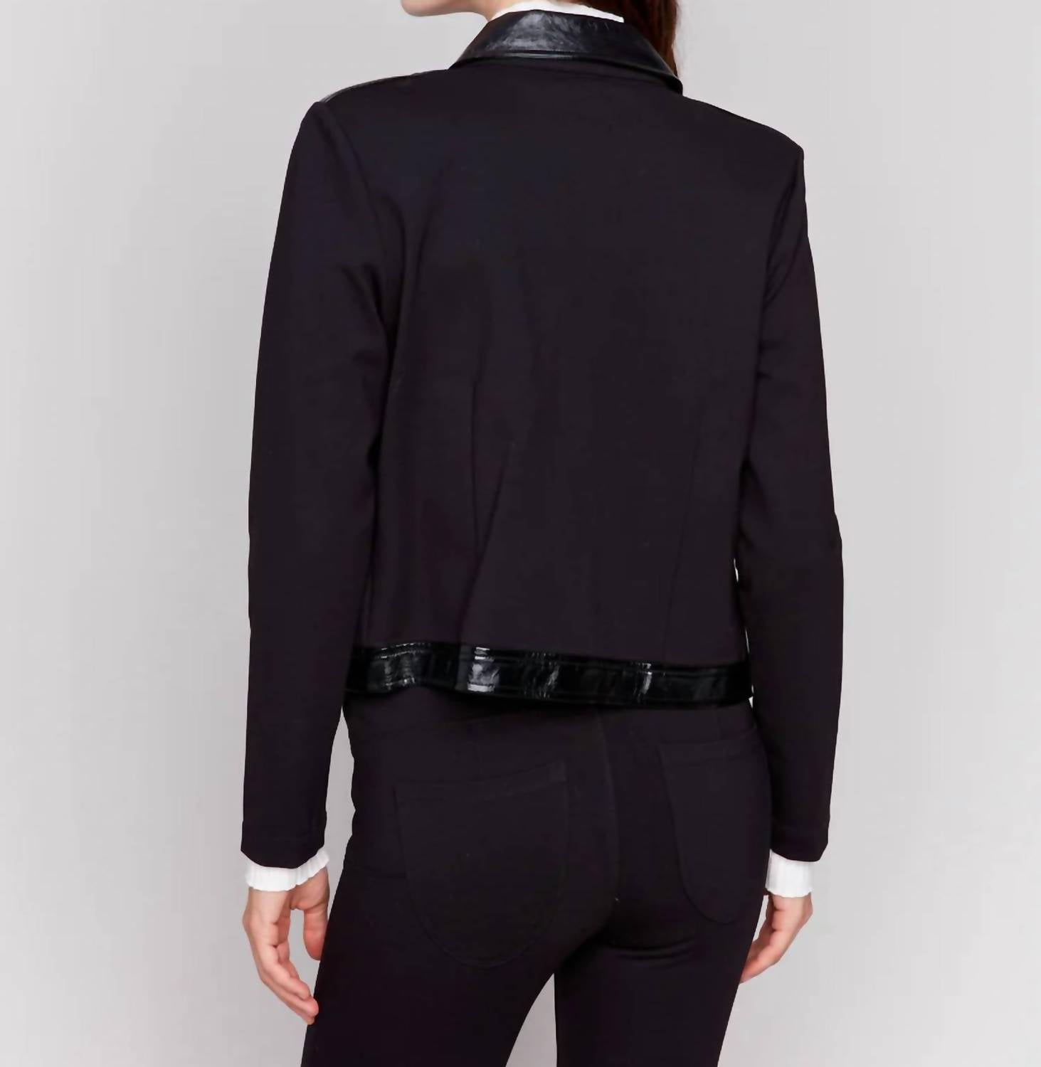 Charlie B - Vinyl Gutsy Pdr Short Jacket