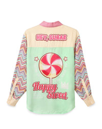 Me369 - Isabel Long Sleeve Button Down Shirt