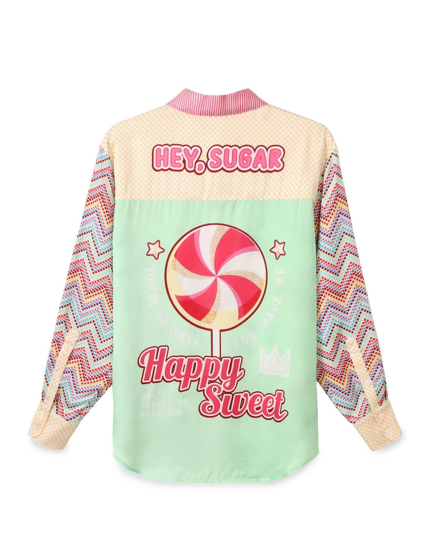 Me369 - Isabel Long Sleeve Button Down Shirt