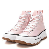 Xti Women's Canvas Ankle Boots in nude - women's shoe - alternate view