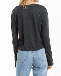 Z Supply - LONG SLEEVE SKIMMER POCKET TEE