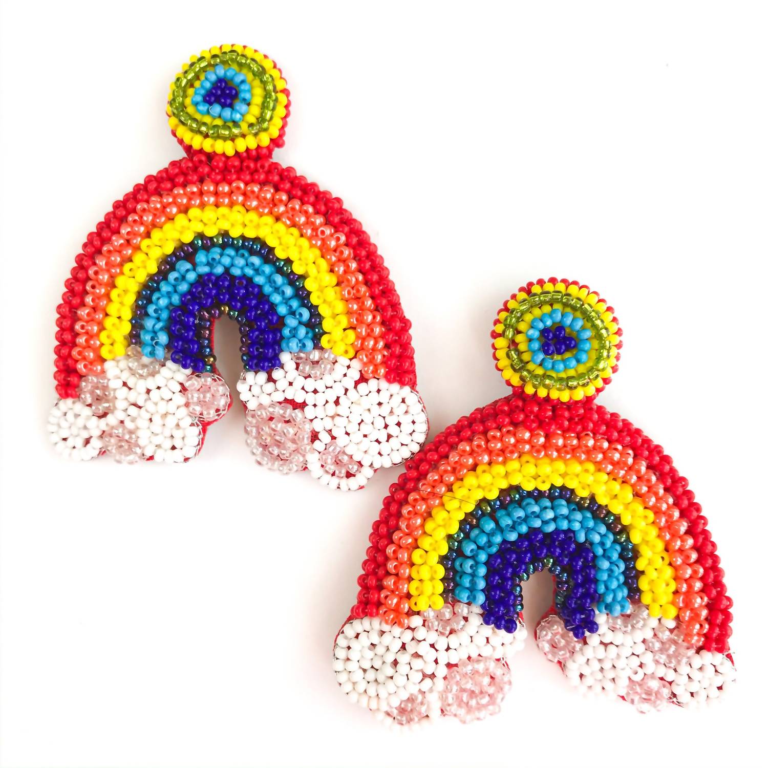 Allie Beads - Rainbow Earrings