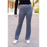 Julia Rose - Cassie Bootcut Leggings with Pockets