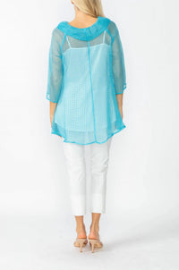 Ic Collection - Cowl Neck Tunic Top