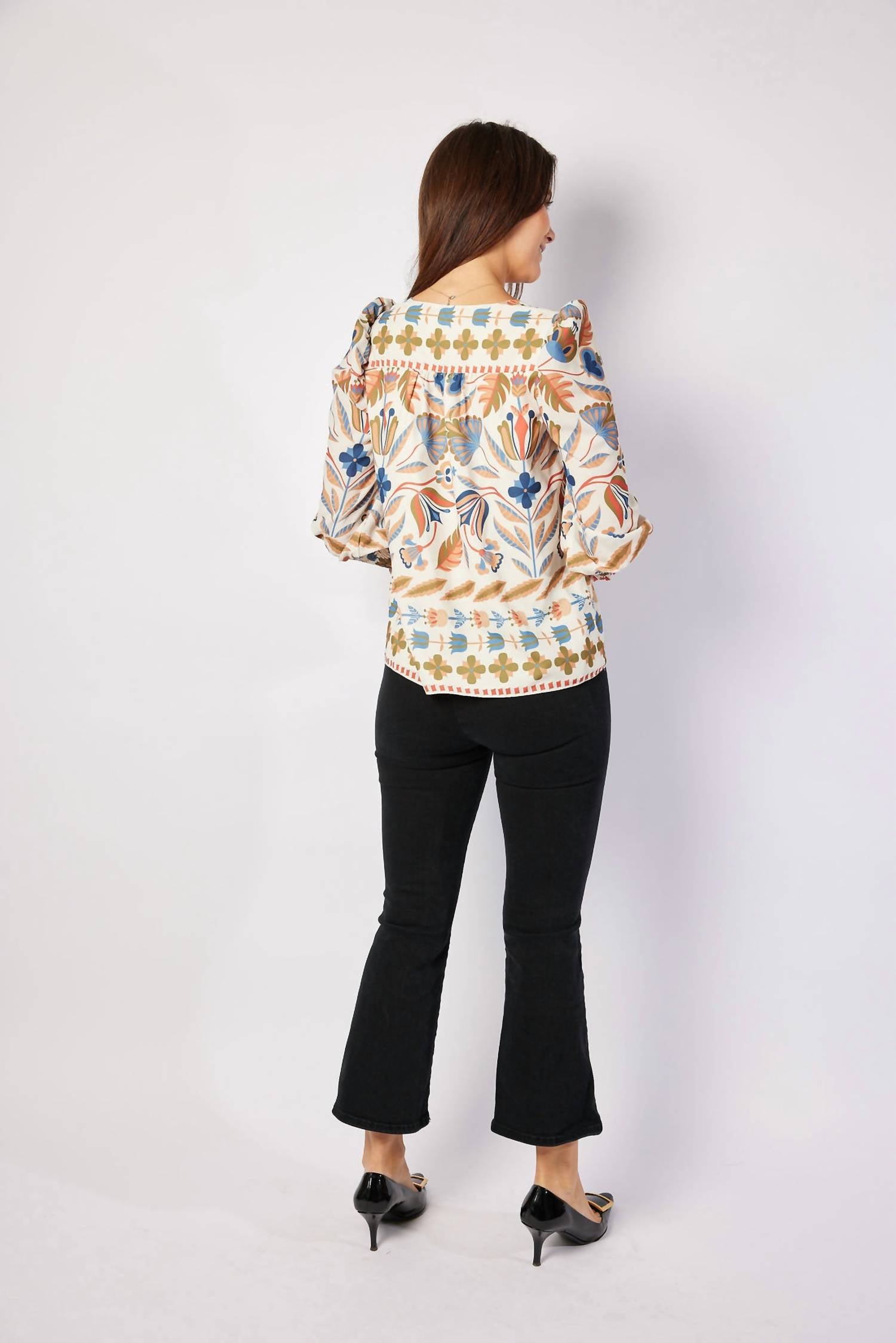 Sail To Sable - Tassel Front Top