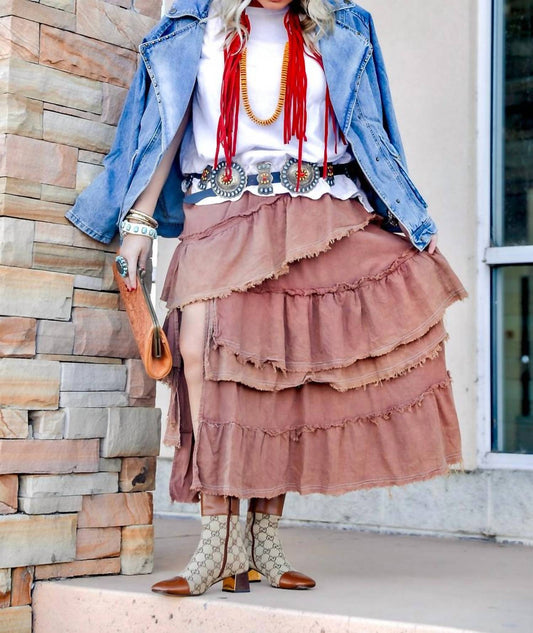 Blue Velvet - Lewellyn Layered Skirt