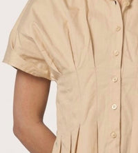 Lusana - Tailor Pleated Blouse