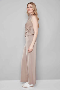 I Love Tyler Madison Wide Leg Pant in almond - women's pants - alternate view