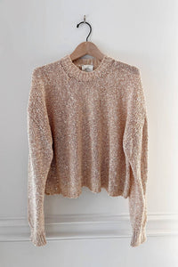 Alysi - Cotton Sequin Sweater