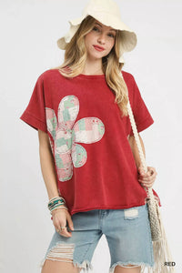 Umgee - Mineral Wash French Terry Top
