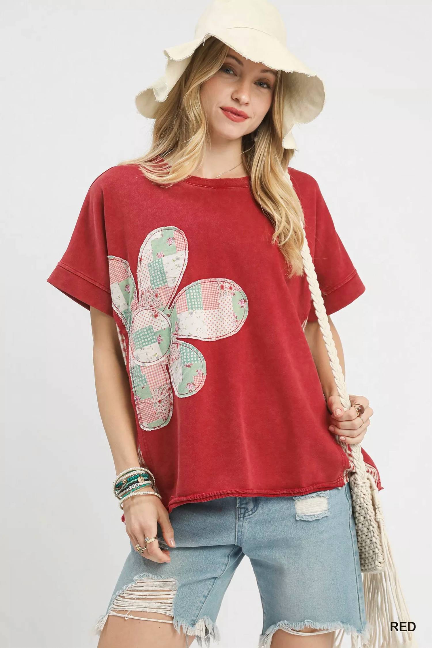 Umgee - Mineral Wash French Terry Top